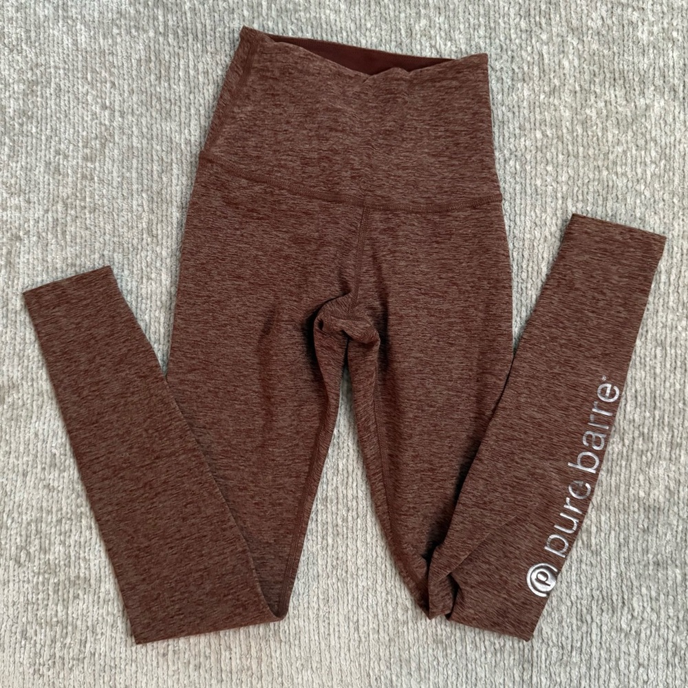 Beyond Yoga x Pure Barre High Waist Leggings Brown Women’s‎ Size Small